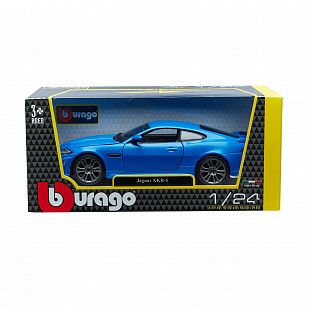 Машинка Bburago 1:24 Jaguar XKR-S (18-21063) blue
