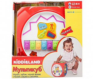 Развивающая игрушка Kiddieland Мультикуб 049775