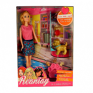 Кукла с аксессуарами Qunxing Toys Кукла с питомцами CS699-14