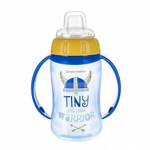 Поильник Canpol babies FUTURE DAYDREAMS  с силиконовым носиком 6м+ 320 мл (56/514) blue