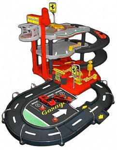 Паркинг 3-х уровневый Bburago Феррари City Garage 1:43 18-31204