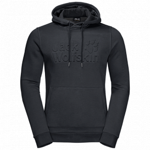 Пуловер мужский Jack Wolfskin Winter Logo Hoody M phantom
