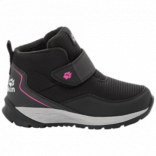 Полуботинки детские Jack Wolfskin Polar Wolf Low Vc K black / grey