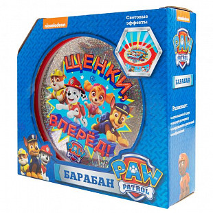 Игрушечный барабан Paw Patrol со световым модулем 35076