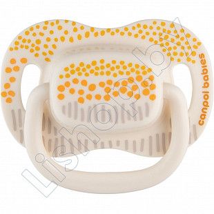 Пустышка Canpol babies Mountains Силиконовая Симметричная 18+ мес., 2 шт. (34/932_yel)
