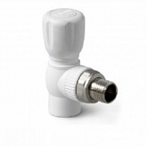 Шаровой кран Pro Aqua угловой для радиатора полипропил. PP-R 20х1/2 ЦБ-5790758400