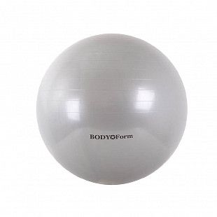 Мяч гимнастический Body Form Антивзрыв 22" 55 см BF-GB01AB silver