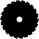 Нож для мотокосы Oleo-Mac 22 зуба 20х0,16х2,54 см 4095666AR