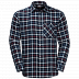 Рубашка мужская Jack Wolfskin Fraser Island Shirt night blue checks