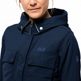 Куртка женская Jack Wolfskin Saguaro Parka Women midnight blue