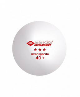 Мяч для настольного тенниса Donic Schildkrot Avantgarde 3* 6 шт white