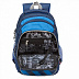 Рюкзак школьный GRIZZLY RB-052-4 /1 blue