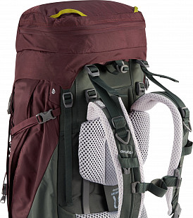 Рюкзак Deuter Aircontact Pro 65+15 SL 3330221-5209 aubergine/ivy (2021)
