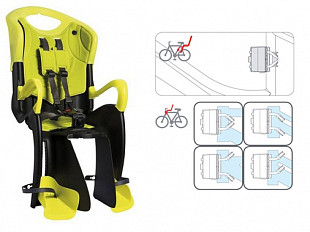 Велокресло для детей Bellelli Tiger Standard B-Fix Hi-Viz 01TGTSB0027