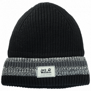 Шапка мужская Jack Wolfskin Knit Cap black