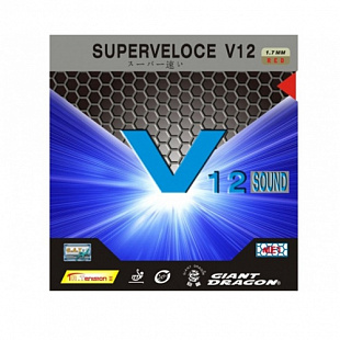 Накладка на теннисную ракетку Giant Dragon Superveloce V12 30-011 Sound