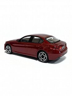 Машинка Bburago 1:43 Alfa Romeo Giulia (18-30000/18-30329) red