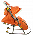 Санки-коляска Nika Детям 7-6 Мышка НД7-6 orange