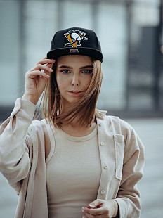 Бейсболка Atributika&Club NHL Pittsburgh Penguins 31081 black