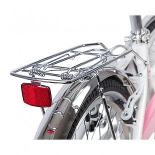 Велосипед Novatrack Butterfly 20" (2019) White/Pink 20SH6V.BUTTERFLY.PN9