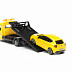 Масштабная модель автомобиля Bburago Street Fire Эвакуатор и Alfa Romeo MiTo 1:43 (18-31400) Black/Yellow