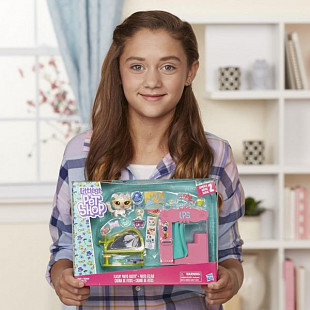 Игровой набор Littlest Pet Shop Хобби петов Кошечка (E0393)