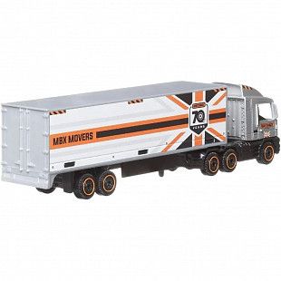 Машинка Matchbox Super Convoy Sortiment MBX Cabover & Box Trailer & MBX 1964 Austin Mini Cooper (GBK70 HLM80)