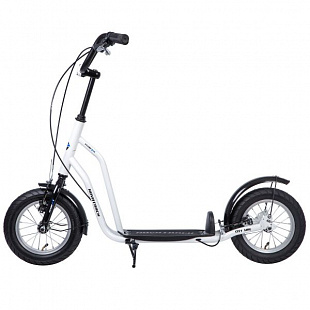 Самокат внедорожный Novatrack Stamp N1 White 12" 12STAMPN1.WT8