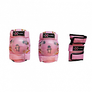 Комплект защиты для роликовых коньков Amigo AMZ-130 Pink