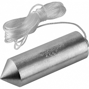 Отвес строительный со шнуром Зубр 400 г 0636-400_z01