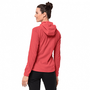 Куртка женская Jack Wolfskin Arco Jacket Women tulip red stripes