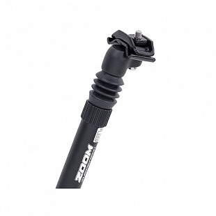 Подседельный штырь Zoom 28,6х350мм c амортизатором black SP-70