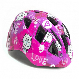 Велошлем Ausini Pink/White IN11-2