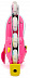 Роликовые коньки Sundays set pink PW-153B-5D Роликовые коньки Sundays set pink PW-153B-5D