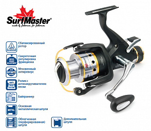 Карповая катушка Surf Master Carp Pro SM-CP-30-9/1