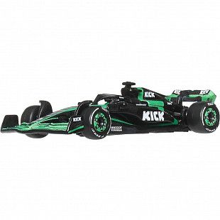 Машинка Hot Wheels Premium KICK Sauber F1 Team (#77) (HRV11 JBM13)