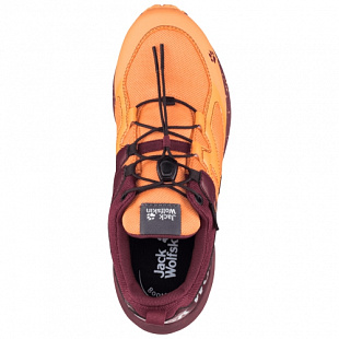 Водонепроницаемые кроссовки детские Jack Wolfskin Unleash 2 Speed Texapore Low K apricot / burgundy