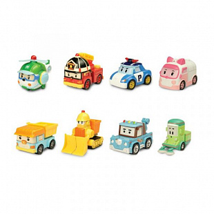 Игрушка Robocar Poli Поли металлическая машинка 6 см 83162