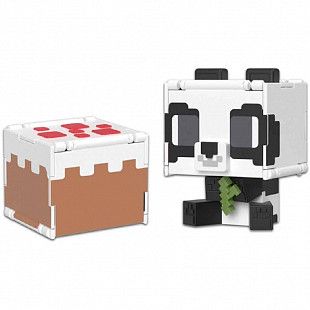 Фигурка Minecraft Flippin' Figs с трансформацией 2в1 Panda + Cake (HTL43 HTL48)