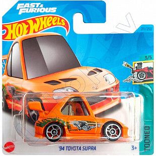 Машинка Hot Wheels Базовой коллекции 94 Toyota Supra 211/250 (5785 HKG62) mainline 2023