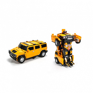 Радиоуправляемый робот-трансформер MZ Hummer 1:14 2323X yellow