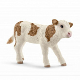 Фигурка животного Schleich Симментальский теленок 13802