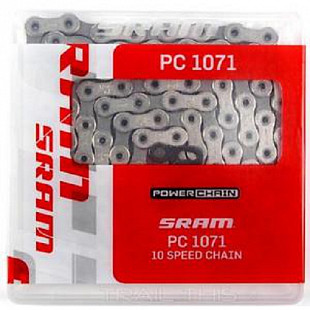 Цепь Sram 10v sram pc-1071 hollow pin + powerlock 10sp. ZAB15025