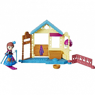 Игровой набор Disney Frozen Анна с домиком (E0096)