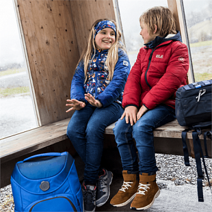 Куртка детская Jack Wolfskin Zenon Print Jacket Kids blueberry all over
