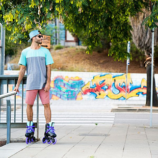 Роликовые коньки Powerslide Metropolis Supercruiser 110 Dual Liner 908183