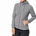 Джемпер женский Jack Wolfskin Patan Hooded Jacket W grey haze