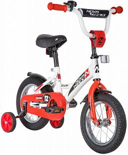 Велосипед Novatrack Strike 12" (2020) 123STRIKE.WTR20 white/red