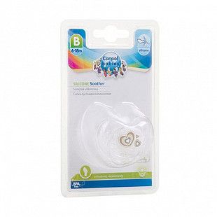 Пустышка Canpol babies Newborn Baby Силиконовая Ортодонтическая 6-18 мес. (22/566_bei) beige