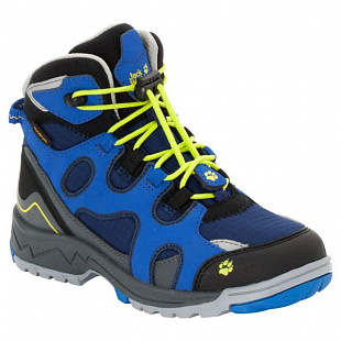 Ботинки детские Jack Wolfskin Crosswind WT Texapore Mid K blue